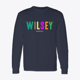 Wilsey Kansas Color Pop Classic Long Sleeve T-Shirt