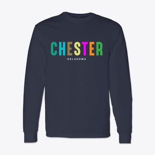Chester Oklahoma Color Pop Classic Long Sleeve T-Shirt