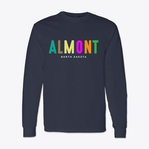 Almont North Dakota Color Pop Classic Long Sleeve T-Shirt