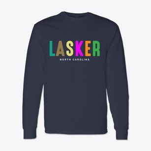 Lasker North Carolina Color Pop Classic Long Sleeve T-Shirt