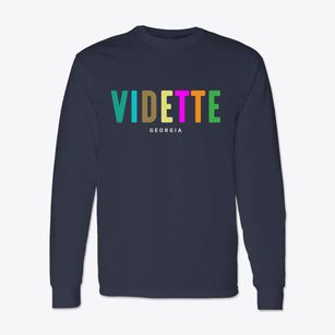 Vidette Georgia Color Pop Classic Long Sleeve T-Shirt