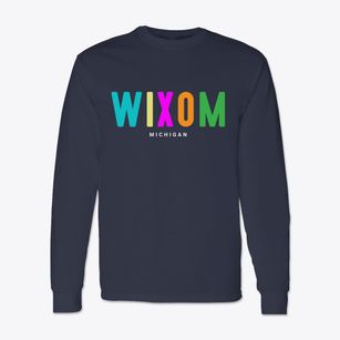 Wixom Michigan Color Pop Classic Long Sleeve T-Shirt