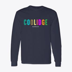 Coolidge Kansas Color Pop Classic Long Sleeve T-Shirt