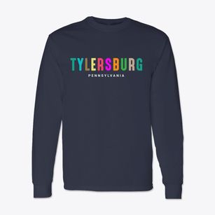 Tylersburg Pennsylvania Color Pop Classic Long Sleeve T-Shirt