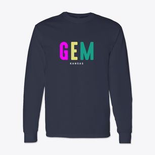 Gem Kansas Color Pop Classic Long Sleeve T-Shirt