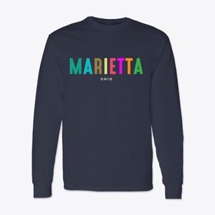 Marietta Ohio Color Pop Classic Long Sleeve T-Shirt