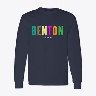 Benton Alabama Color Pop Classic Long Sleeve T-Shirt