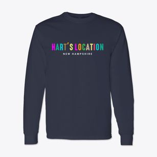Hart's Location New Hampshire Color Pop Classic Long Sleeve T-Shirt