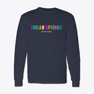 Indian Springs Montana Color Pop Classic Long Sleeve T-Shirt