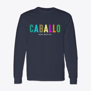 Caballo New Mexico Color Pop Classic Long Sleeve T-Shirt