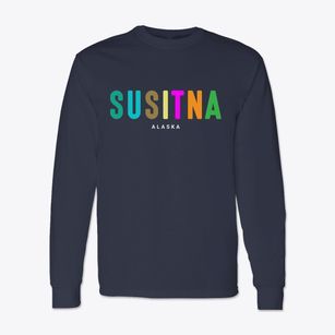 Susitna Alaska Color Pop Classic Long Sleeve T-Shirt