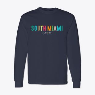 South Miami Florida Color Pop Classic Long Sleeve T-Shirt