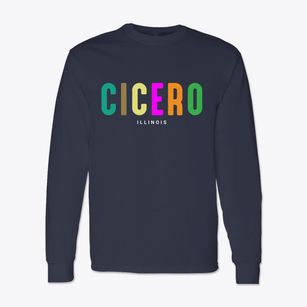 Cicero Illinois Color Pop Classic Long Sleeve T-Shirt