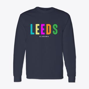 Leeds Alabama Color Pop Classic Long Sleeve T-Shirt