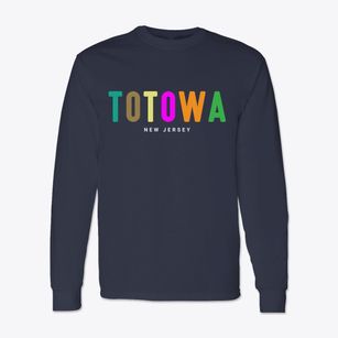 Totowa New Jersey Color Pop Classic Long Sleeve T-Shirt