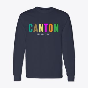 Canton Connecticut Color Pop Classic Long Sleeve T-Shirt