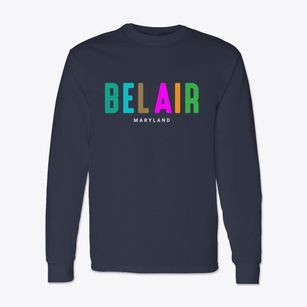 Bel Air Maryland Color Pop Classic Long Sleeve T-Shirt
