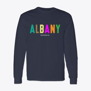 Albany Georgia Color Pop Classic Long Sleeve T-Shirt