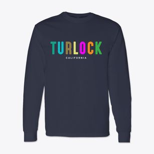 Turlock California Color Pop Classic Long Sleeve T-Shirt