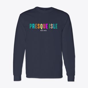 Presque Isle Maine Color Pop Classic Long Sleeve T-Shirt