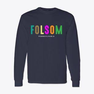 Folsom Pennsylvania Color Pop Classic Long Sleeve T-Shirt