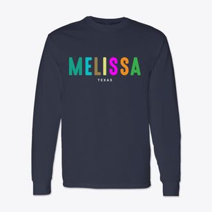 Melissa Texas Color Pop Classic Long Sleeve T-Shirt