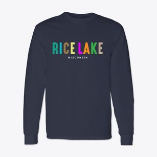 Rice Lake Wisconsin Color Pop Classic Long Sleeve T-Shirt