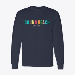 Sound Beach New York Color Pop Classic Long Sleeve T-Shirt