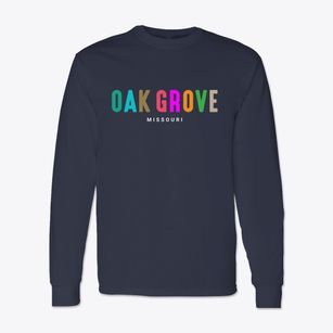 Oak Grove Missouri Color Pop Classic Long Sleeve T-Shirt