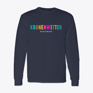 Kronenwetter Wisconsin Color Pop Classic Long Sleeve T-Shirt