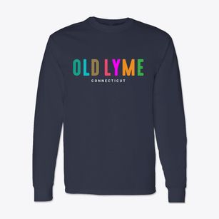 Old Lyme Connecticut Color Pop Classic Long Sleeve T-Shirt