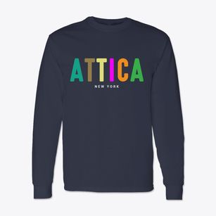 Attica New York Color Pop Classic Long Sleeve T-Shirt