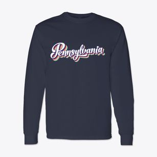  Pennsylvania Retro Candy Vibes Classic Long Sleeve T-Shirt