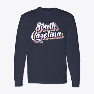 South Carolina Retro Candy Vibes Classic Long Sleeve T-Shirt