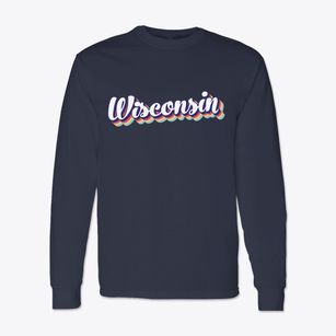  Wisconsin Retro Candy Vibes Classic Long Sleeve T-Shirt