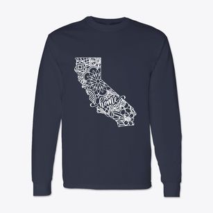  California Mandala Classic Long Sleeve T-Shirt
