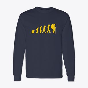   Hiking Man Classic Long Sleeve T-Shirt