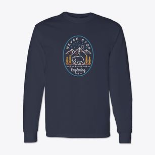   Never Stop Classic Long Sleeve T-Shirt