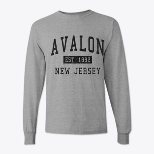 Avalon New Jersey Classic Established Classic Long Sleeve T-Shirt