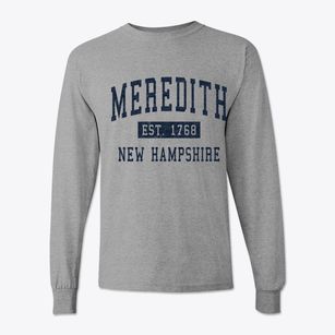 Meredith New Hampshire Classic Established Classic Long Sleeve T-Shirt