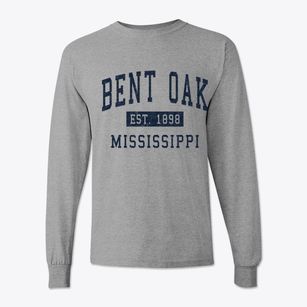 Bent Oak Mississippi Classic Established Classic Long Sleeve T-Shirt