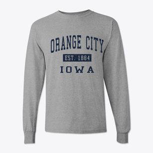 Orange City Iowa Classic Established Classic Long Sleeve T-Shirt