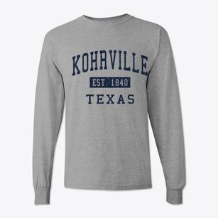 Kohrville Texas Classic Established Classic Long Sleeve T-Shirt