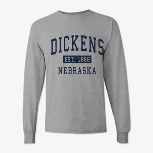 Dickens Nebraska Classic Established Classic Long Sleeve T-Shirt