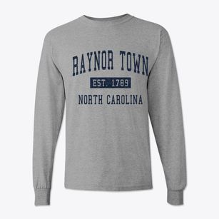 Raynor Town North Carolina Classic Established Classic Long Sleeve T-Shirt