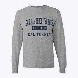 San Lawrence Terrace California Classic Established Classic Long Sleeve T-Shirt