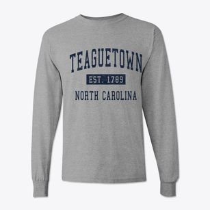 Teaguetown North Carolina Classic Established Classic Long Sleeve T-Shirt