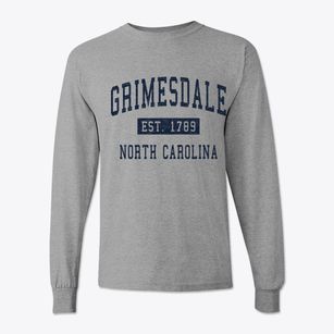 Grimesdale North Carolina Classic Established Classic Long Sleeve T-Shirt