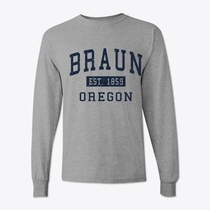 Braun Oregon Classic Established Classic Long Sleeve T-Shirt