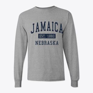 Jamaica Nebraska Classic Established Classic Long Sleeve T-Shirt